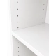 Regał na Książki 60 cm | 6 Półek | REG60 Biały - Regulacja Półek